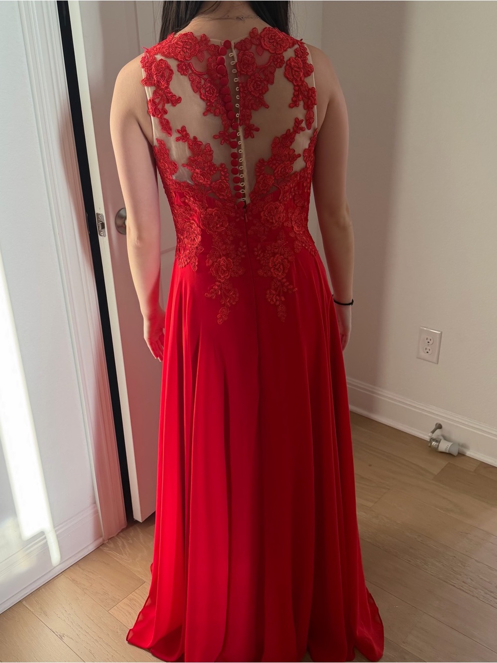 Red Prom Dress - Picture 3 of 5